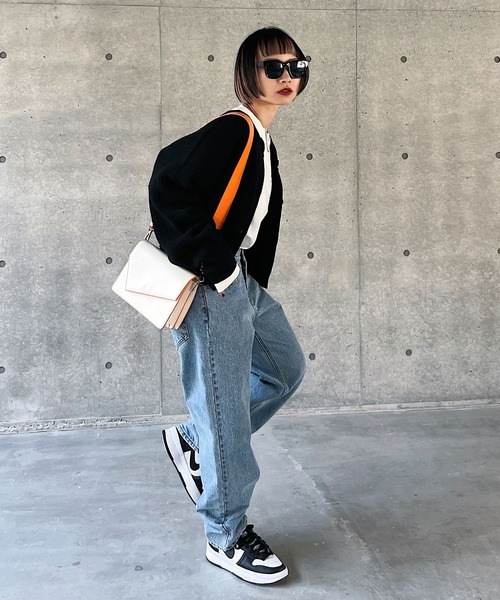 PAGEBOY（ページボーイ）の「スポンジ2WAYショートカーディガン（カーディガン/ボレロ・レディース・オフホワイト/ブルー/ブラック/その他・FREE）」の14枚目の写真