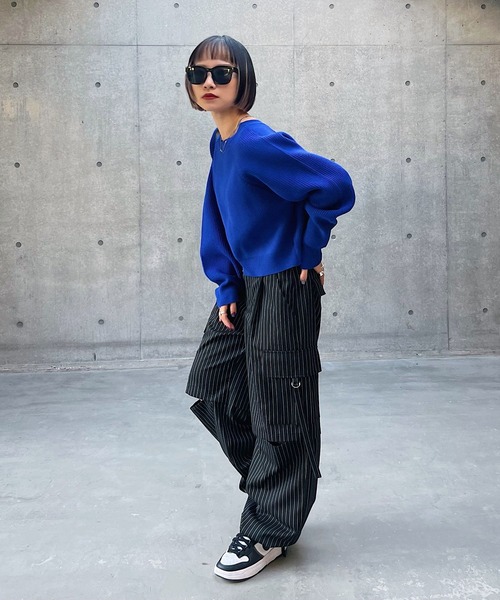 PAGEBOY（ページボーイ）の「スポンジ2WAYショートカーディガン（カーディガン/ボレロ・レディース・オフホワイト/ブルー/ブラック/その他・FREE）」の18枚目の写真