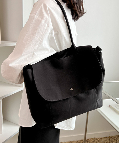 c.u.l(シーユーエル)の「ハンドル付き ユニセックス キャンバスショルダーバック cula566(ショルダーバッグ・レディース・ベージュ/カーキ/アイボリー/ブラック・FREE)」の10枚目の写真