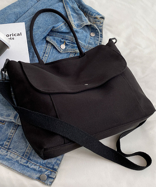 c.u.l(シーユーエル)の「ハンドル付き ユニセックス キャンバスショルダーバック cula566(ショルダーバッグ・レディース・ベージュ/カーキ/アイボリー/ブラック・FREE)」の18枚目の写真