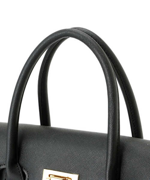 N.（N. Natural Beauty Basic）（エヌエヌナチュラルビューティーベーシック）の「◆メタリックアクセントベルトトートバッグ（トートバッグ・レディース・ブラック/ブラウン・ﾌﾘ-）」の7枚目の写真