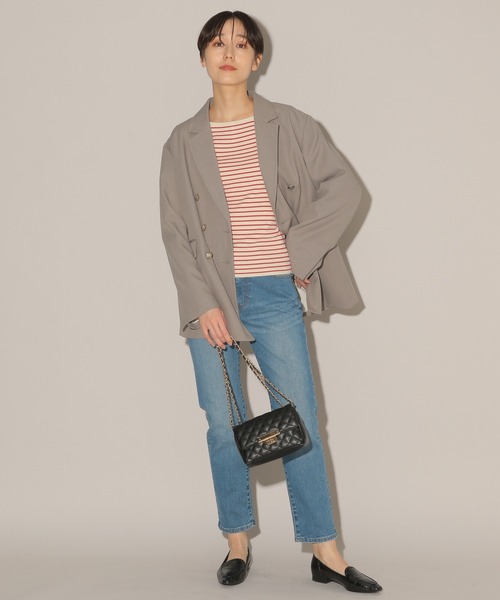 BARNYARDSTORM（バンヤードストーム）の「BARNYARDSTORM / ボーダーニット（ニット/セーター・レディース・レッド/ブラック×ホワイト・1/0）」の7枚目の写真