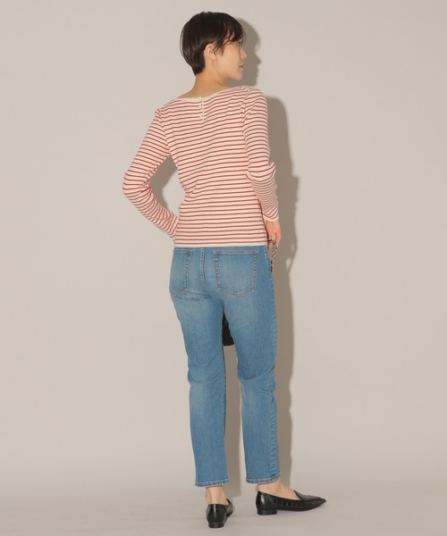 BARNYARDSTORM（バンヤードストーム）の「BARNYARDSTORM / ボーダーニット（ニット/セーター・レディース・レッド/ブラック×ホワイト・1/0）」の17枚目の写真