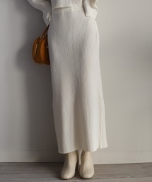 スポンディッシュロングナロースカート【セットアップ可能】