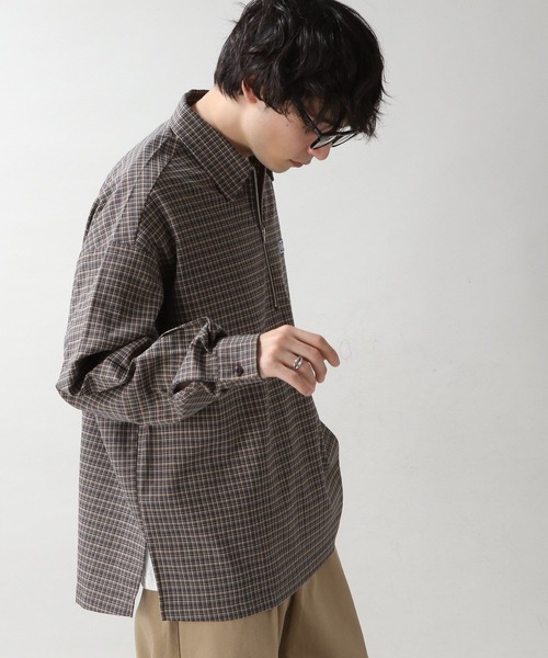 RAGEBLUE(レイジブルー)の「ハーフジップ/ワンポイントワッペンハーフジップシャツ(シャツ/ブラウス・メンズ・ブラック系その他/ブラウン系その他・MEDIUM/LARGE)」の16枚目の写真