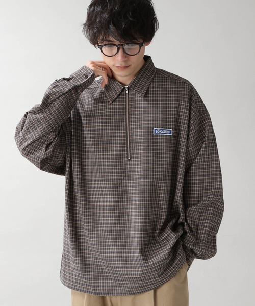 RAGEBLUE(レイジブルー)の「ハーフジップ/ワンポイントワッペンハーフジップシャツ(シャツ/ブラウス・メンズ・ブラック系その他/ブラウン系その他・MEDIUM/LARGE)」の19枚目の写真