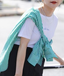【SHIPS any別注】PETIT BATEAU:半袖 Tシャツ 23SS