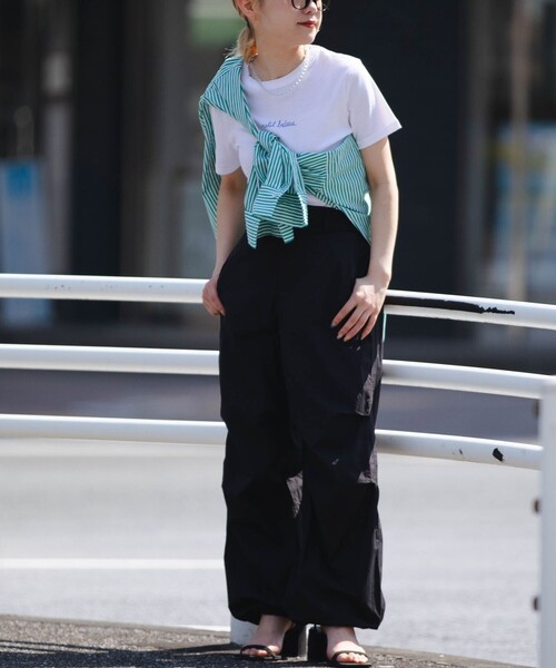 PETIT BATEAU（プチバトー）の「【SHIPS any別注】PETIT BATEAU:半袖 Tシャツ 23SS（Tシャツ/カットソー・レディース・ブラック/ホワイト・ONE SIZE）」の16枚目の写真