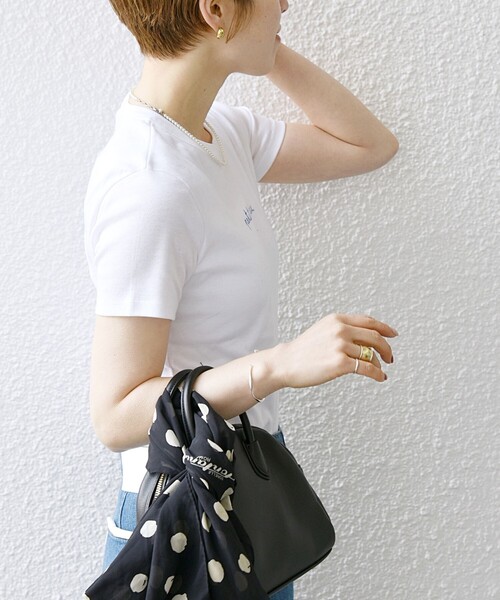 PETIT BATEAU（プチバトー）の「【SHIPS any別注】PETIT BATEAU:半袖 Tシャツ 23SS（Tシャツ/カットソー・レディース・ブラック/ホワイト・ONE SIZE）」の21枚目の写真