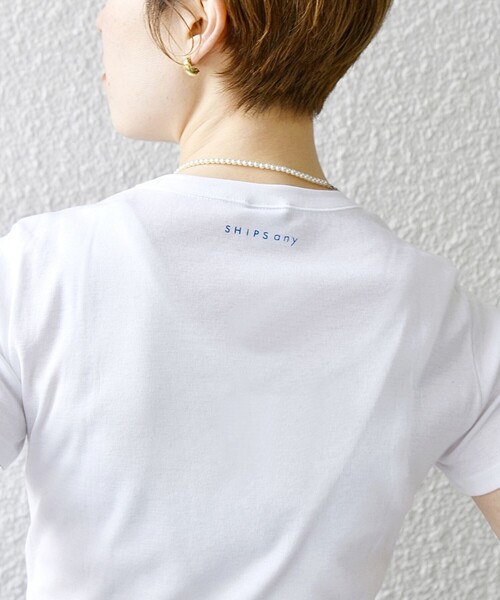 PETIT BATEAU（プチバトー）の「【SHIPS any別注】PETIT BATEAU:半袖 Tシャツ 23SS（Tシャツ/カットソー・レディース・ブラック/ホワイト・ONE SIZE）」の22枚目の写真