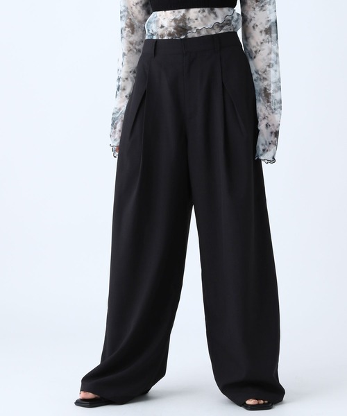 PAGEBOY(ページボーイ)の「SETUPルーズパンツ(その他パンツ・レディース・チャコールグレー/オフホワイト/ブラック・FREE)」の16枚目の写真