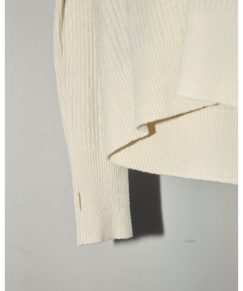 TODAYFUL(トゥデイフル)の「レイヤードニットカーディガン(カーディガン/ボレロ・レディース・アイボリー/ブラック・FREE)」の20枚目の写真