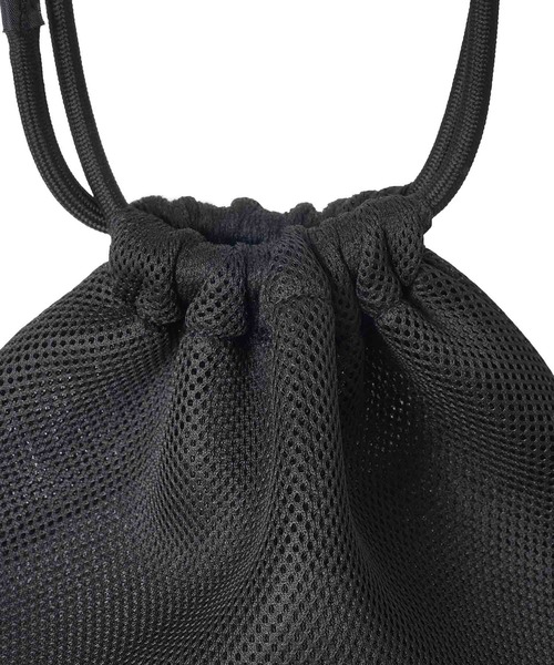 X-girl（エックスガール）の「OVAL LOGO MESH KNAPSACK（バックパック/リュック・レディース・ブラック/オリーブ/ブラウン・ONE SIZE）」の7枚目の写真