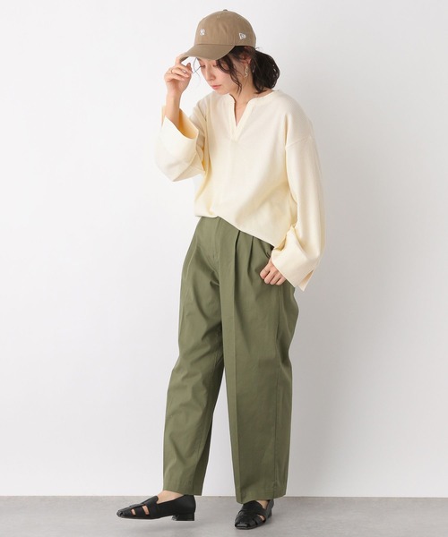LEPSIM(レプシィム)の「カラーワッフルプルオーバー 177190(Tシャツ/カットソー・レディース・グレー/アイボリー/ライトグリーン/ライトピンク・FREE)」の16枚目の写真
