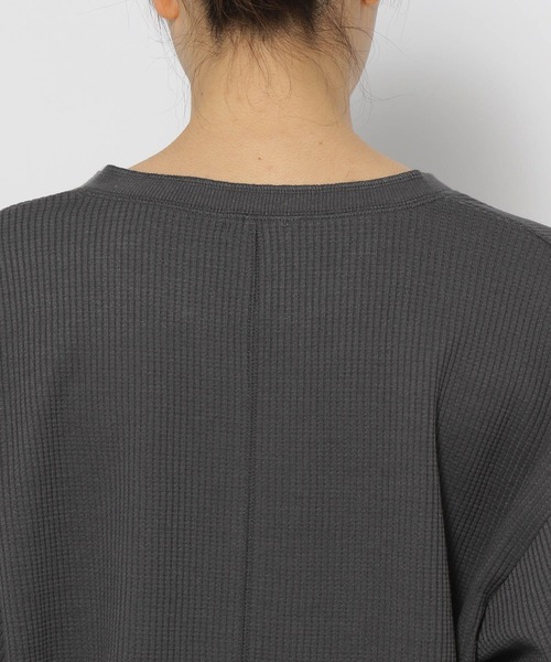 LEPSIM(レプシィム)の「カラーワッフルプルオーバー 177190(Tシャツ/カットソー・レディース・グレー/アイボリー/ライトグリーン/ライトピンク・FREE)」の12枚目の写真