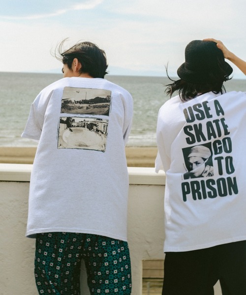 POWELL JAIL メンズスケートTシャツ ホワイト　Mサイズ Powell Peralta McGill Skull & Snake 40th Anniversary T-Shirt