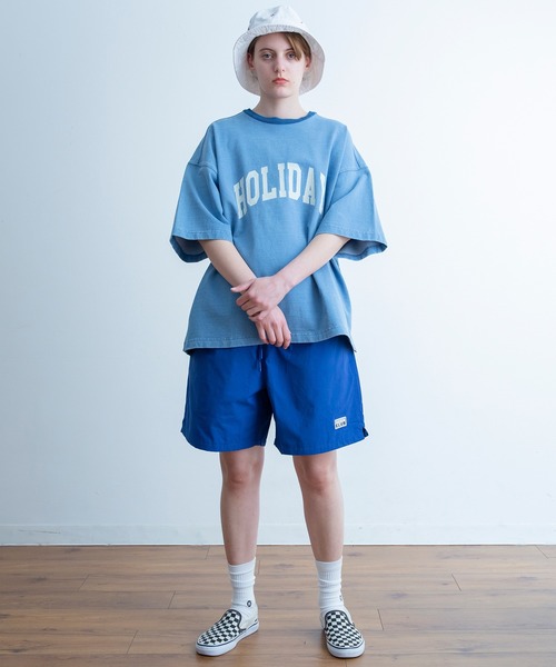 PRO CLUB (プロクラブ)の「PRO CLUB コットン/ナイロン スイム ショーツ(その他パンツ・メンズ・イエロー/ブラック/ブルー/シルバー・LARGE/MEDIUM/SMALL)」の5枚目の写真