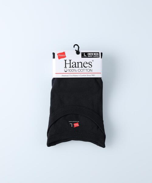 HANES（ヘインズ）の「HANES(ヘインズ)NEW1Pクルーネック（Tシャツ/カットソー・メンズ・ブラック/ホワイト/グリーン・L/M/XL）」の11枚目の写真