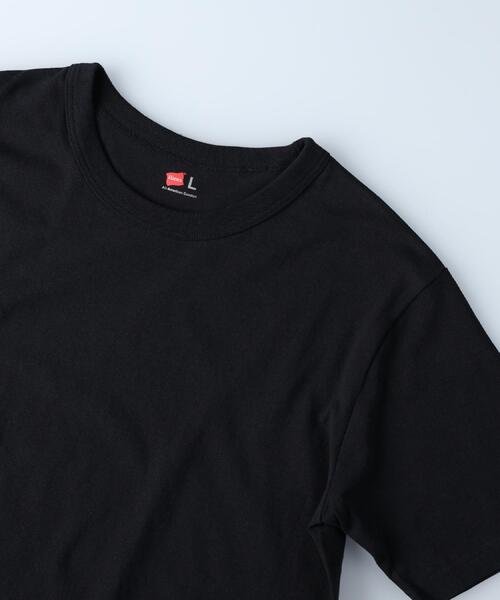 HANES（ヘインズ）の「HANES(ヘインズ)NEW1Pクルーネック（Tシャツ/カットソー・メンズ・ブラック/ホワイト/グリーン・L/M/XL）」の15枚目の写真