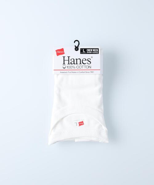 HANES（ヘインズ）の「HANES(ヘインズ)NEW1Pクルーネック（Tシャツ/カットソー・メンズ・ブラック/ホワイト/グリーン・L/M/XL）」の16枚目の写真