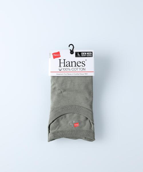 HANES（ヘインズ）の「HANES(ヘインズ)NEW1Pクルーネック（Tシャツ/カットソー・メンズ・ブラック/ホワイト/グリーン・L/M/XL）」の18枚目の写真