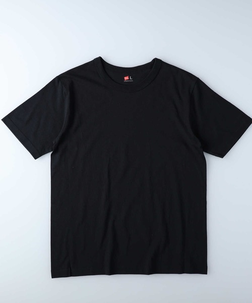 HANES（ヘインズ）の「HANES(ヘインズ)NEW1Pクルーネック（Tシャツ/カットソー・メンズ・ブラック/ホワイト/グリーン・L/M/XL）」の7枚目の写真