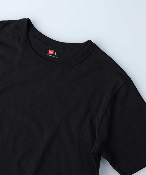 HANES（ヘインズ）の「HANES(ヘインズ)NEW1Pクルーネック（Tシャツ/カットソー・メンズ・ブラック/ホワイト/グリーン・L/M/XL）」の9枚目の写真