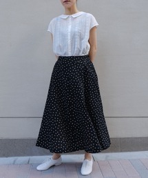 プリントフレアスカート