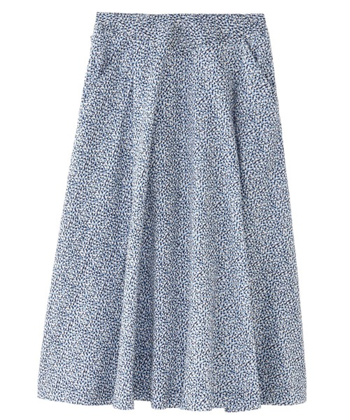 NIMES（ニーム）の「プリントフレアスカート（スカート・レディース・ブルー/ブラック・FREE）」の10枚目の写真