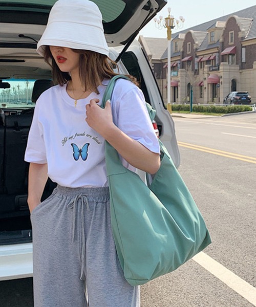 fd style(エフディ スタイル)の「カジュアルナイロンショルダーバッグ(ショルダーバッグ・レディース・Black/Navy/White/Kelly・FREE)」の11枚目の写真