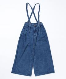 AUTHEN（オーセン）の「【AUTHEN】オーセン/ サーキュラー デニム ハイウエストサロペット（サロペット/オーバーオール）」