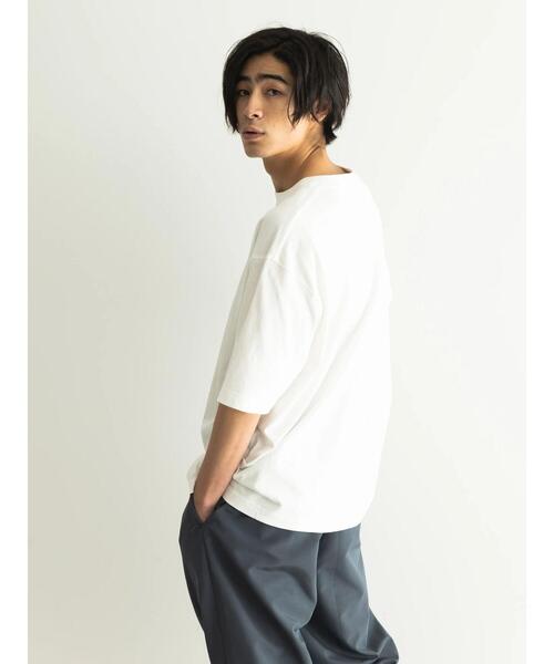 CRAFT STANDARD BOUTIQUE(クラフトスタンダードブティック)の「STARTING OVER TEE(Tシャツ/カットソー・レディース・グレイッシュベージュ/チャコールグレー/オフホワイト・L/XL/M)」の9枚目の写真