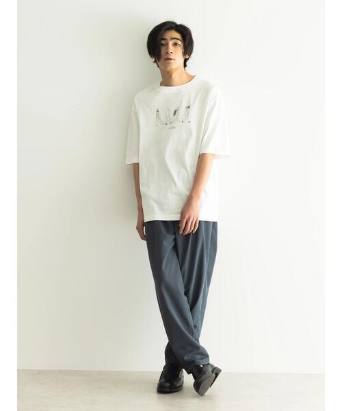 CRAFT STANDARD BOUTIQUE(クラフトスタンダードブティック)の「STARTING OVER TEE(Tシャツ/カットソー・レディース・グレイッシュベージュ/チャコールグレー/オフホワイト・L/XL/M)」の10枚目の写真
