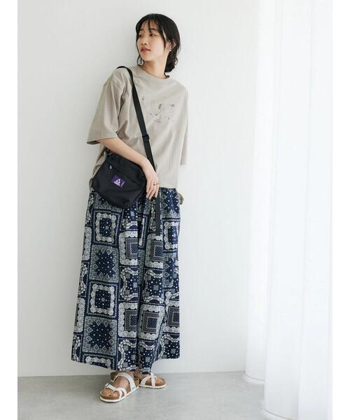 CRAFT STANDARD BOUTIQUE(クラフトスタンダードブティック)の「STARTING OVER TEE(Tシャツ/カットソー・レディース・グレイッシュベージュ/チャコールグレー/オフホワイト・L/XL/M)」の20枚目の写真