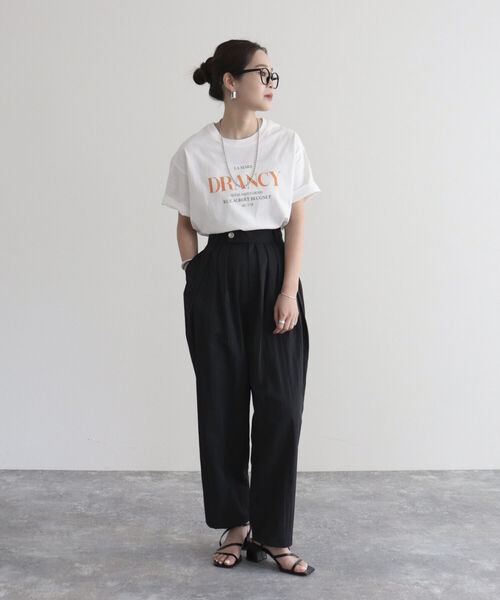 fredy emue（フレディエミュ）の「ロゴプリント半袖Tシャツ（Tシャツ/カットソー・レディース・ライトグレー/オレンジ/ブルー・38）」の14枚目の写真