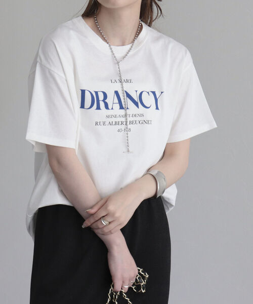 fredy emue（フレディエミュ）の「ロゴプリント半袖Tシャツ（Tシャツ/カットソー・レディース・ライトグレー/オレンジ/ブルー・38）」の21枚目の写真