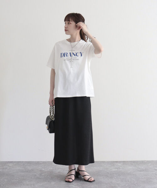 fredy emue（フレディエミュ）の「ロゴプリント半袖Tシャツ（Tシャツ/カットソー・レディース・ライトグレー/オレンジ/ブルー・38）」の22枚目の写真