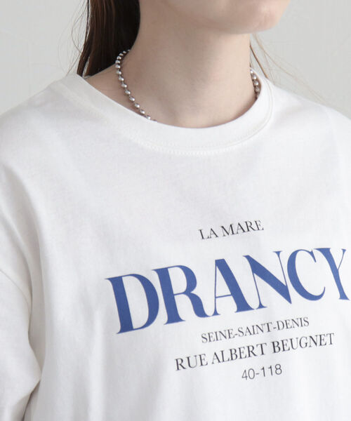 fredy emue（フレディエミュ）の「ロゴプリント半袖Tシャツ（Tシャツ/カットソー・レディース・ライトグレー/オレンジ/ブルー・38）」の6枚目の写真