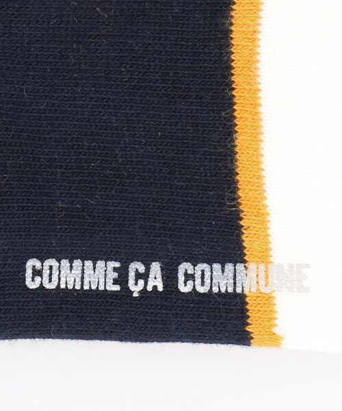COMME CA COMMUNE(コムサコミューン)の「パネルカラー ローアンクルソックス(ソックス/靴下・メンズ・ブラック/ネイビー・25~27cm)」の5枚目の写真