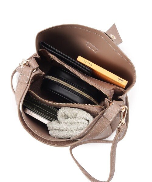 couture brooch（クチュールブローチ）の「◆リボンミニバック（ショルダーバッグ・レディース・ピンク/アイボリー/ブラック・00）」の12枚目の写真