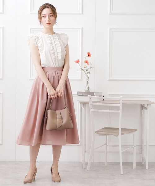 couture brooch（クチュールブローチ）の「◆リボンミニバック（ショルダーバッグ・レディース・ピンク/アイボリー/ブラック・00）」の22枚目の写真