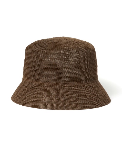 BAYFLOW（ベイフロー）の「サーモバケットハット（ハット・レディース・オフホワイト/ブラウン・FREE）」の3枚目の写真