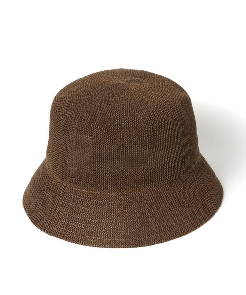 BAYFLOW（ベイフロー）の「サーモバケットハット（ハット・レディース・オフホワイト/ブラウン・FREE）」の5枚目の写真