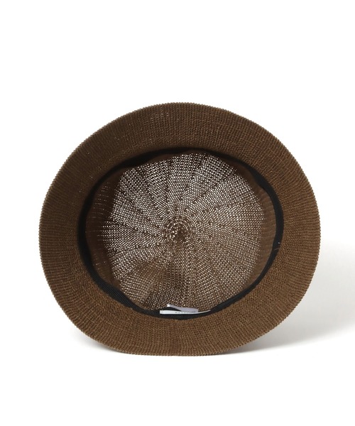 BAYFLOW（ベイフロー）の「サーモバケットハット（ハット・レディース・オフホワイト/ブラウン・FREE）」の6枚目の写真