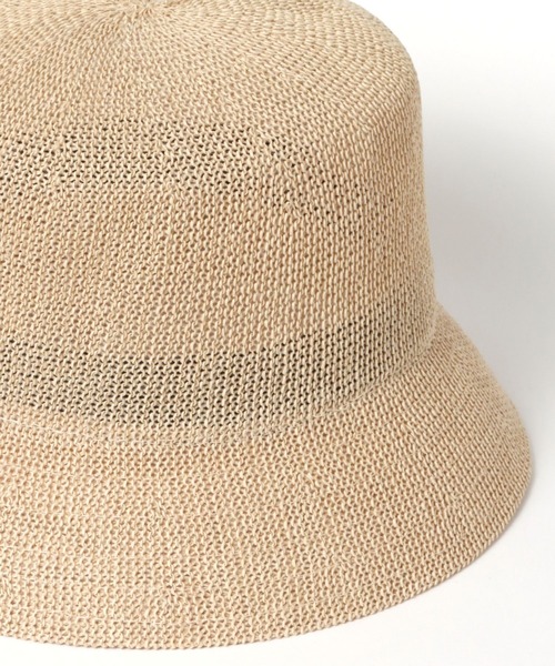 BAYFLOW（ベイフロー）の「サーモバケットハット（ハット・レディース・オフホワイト/ブラウン・FREE）」の11枚目の写真