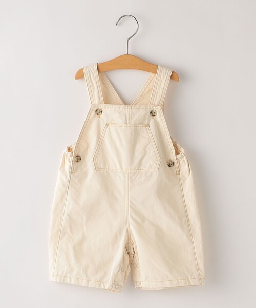 SHIPS（シップス）の「SHIPS KIDS:80～90cm / ベビー オーバーオール（ロンパース・キッズ・ナチュラル/ネイビー・90/80）」の2枚目の写真