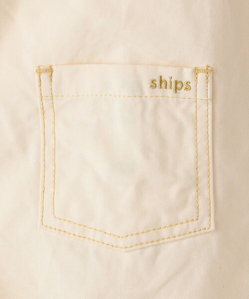 SHIPS（シップス）の「SHIPS KIDS:80～90cm / ベビー オーバーオール（ロンパース・キッズ・ナチュラル/ネイビー・90/80）」の11枚目の写真