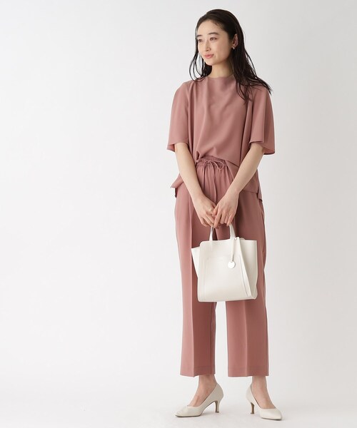 OPAQUE.CLIP（オペークドットクリップ）の「◆スクエアポケットミドルサイズトート（トートバッグ・レディース・グレー/オフホワイト/ブラック/ブラック系・00）」の22枚目の写真