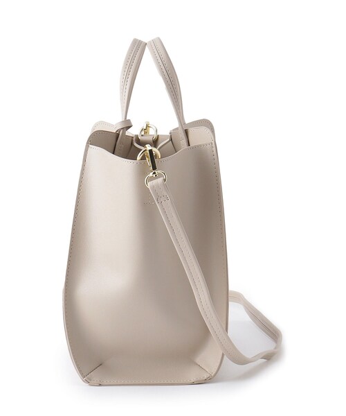 OPAQUE.CLIP（オペークドットクリップ）の「◆スクエアポケットミドルサイズトート（トートバッグ・レディース・グレー/オフホワイト/ブラック/ブラック系・00）」の17枚目の写真