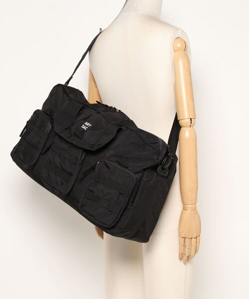 ARTSAC( アートサック)の「ART SAC/アートサック Harring Triple Holdall ダッフルバッグ(ボストンバッグ・メンズ・サンドベージュ/ブラック/グレー/カーキ/ライトピンク・ONE SIZE)」の9枚目の写真